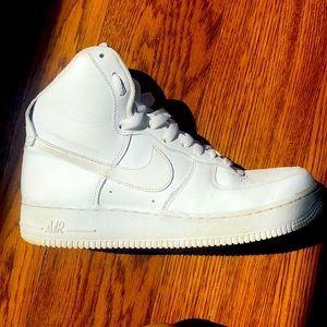 Nike Air Force 1 High Tops - White
